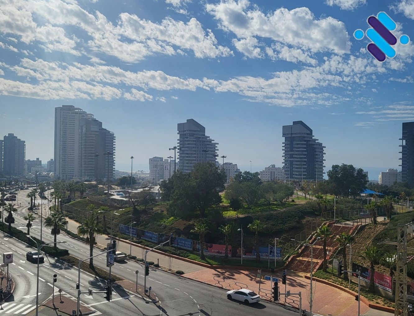 ashdod vue sur le parc ashdod yam